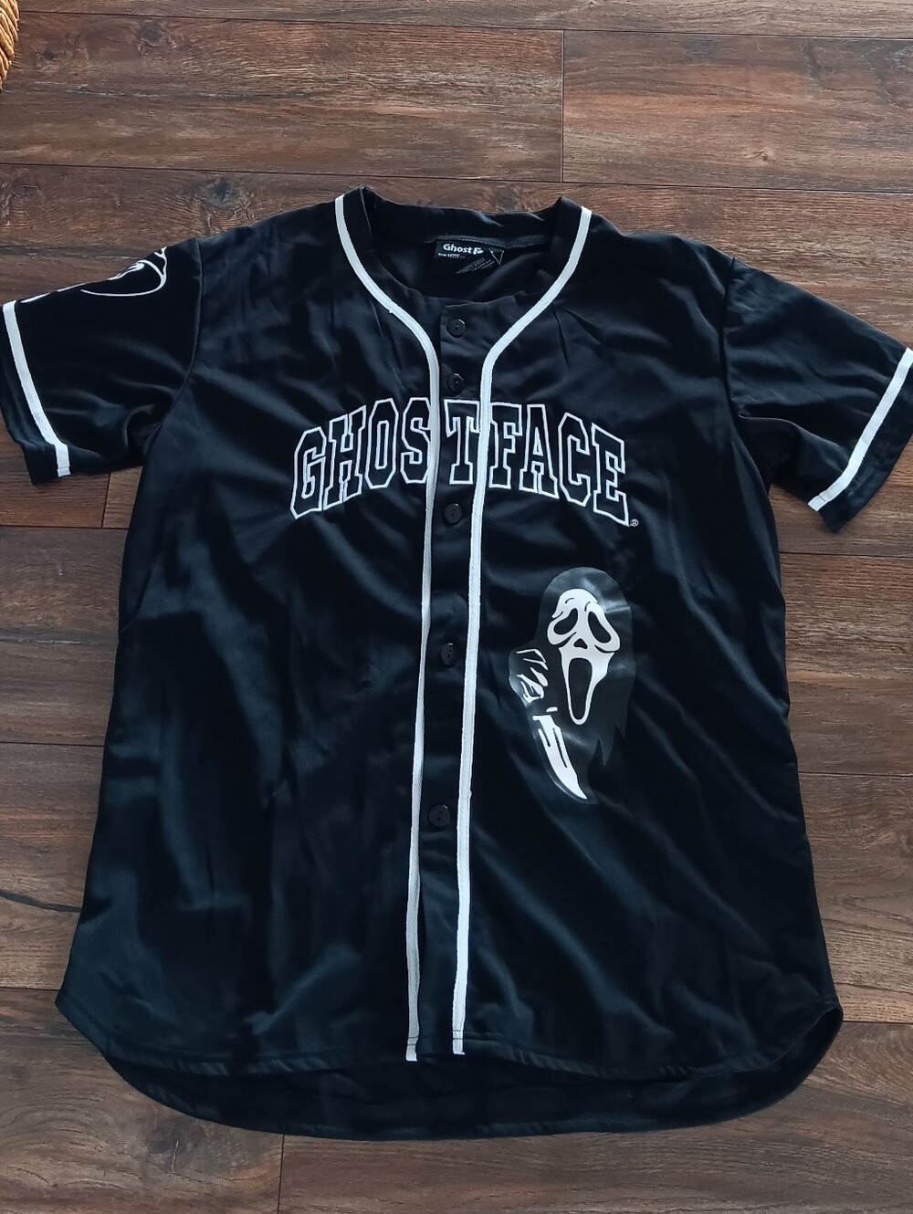 Ghostface Black Baseball Jersey